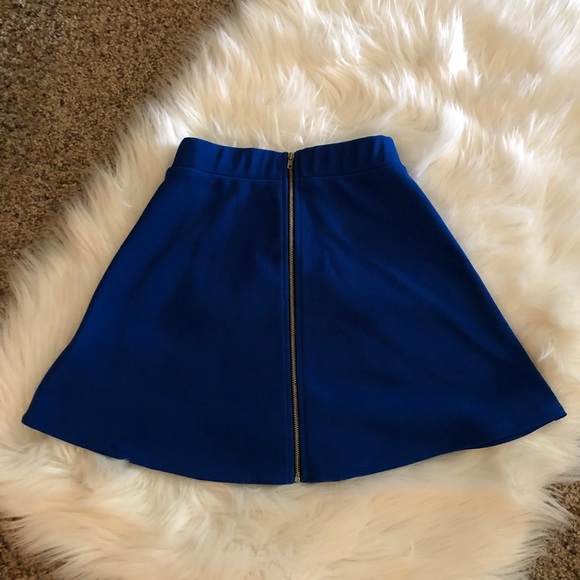 ~B Jewel~ Blue A line skirt size XS - Picture 5 of 6